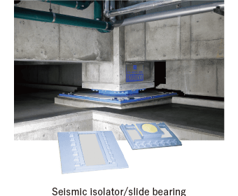 Seismic isolator/slide bearing