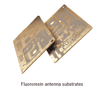 Fluororesin antenna substrates